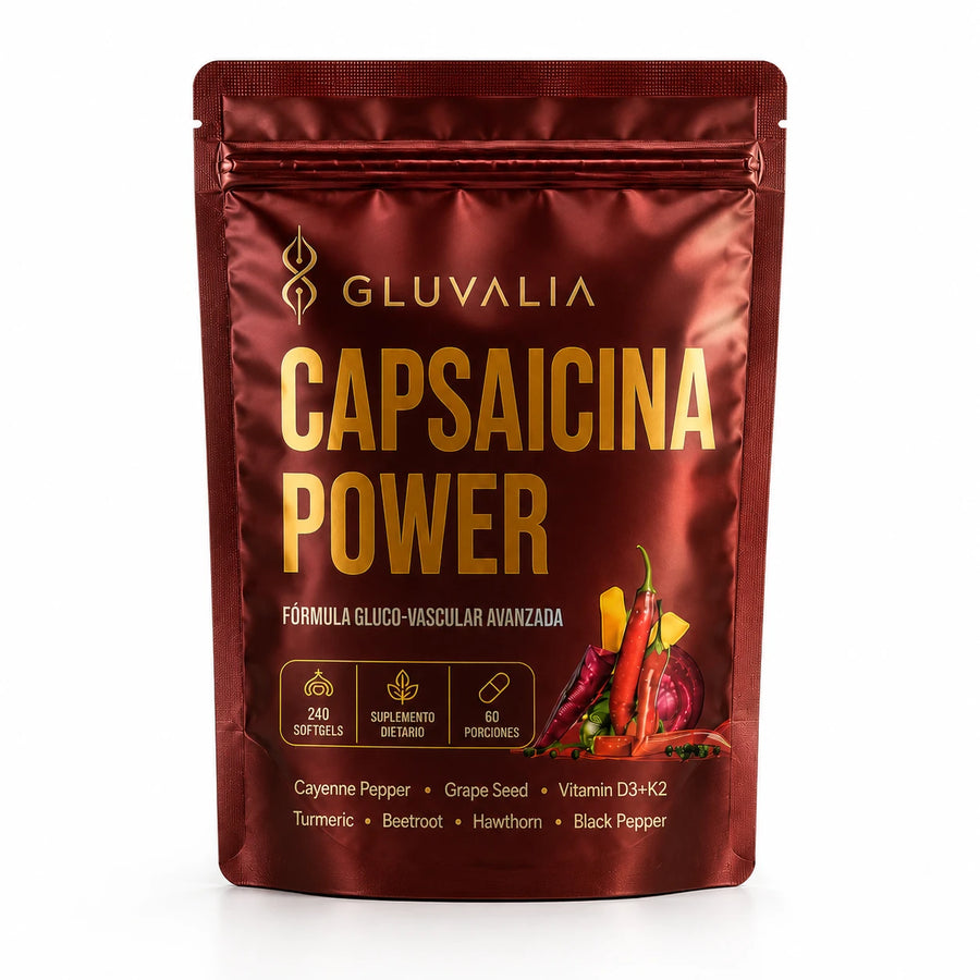 GLUVALIA Capsaicina Power, pouch de 180 softgels