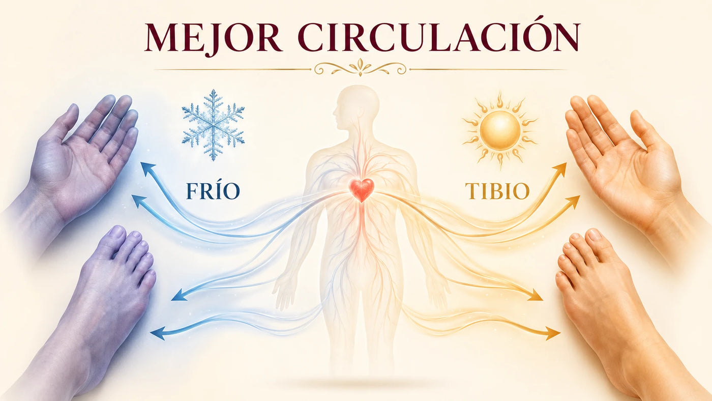 Mejor circulación: de manos y pies fríos a tibios